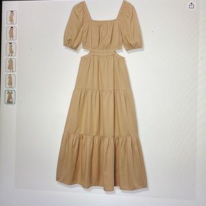 NWT The Drop by Amazon - Anaya square neck cutout tiered maxi dress - medium